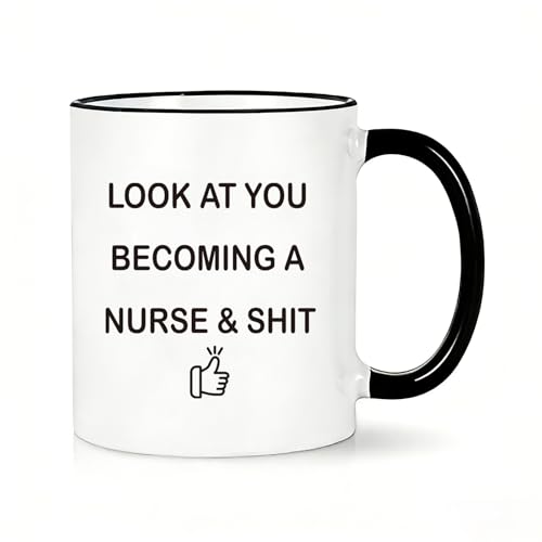 Funny Nurse Gifts for Women Nursing Student | Ceramic Coffee Mug | 11 OZ