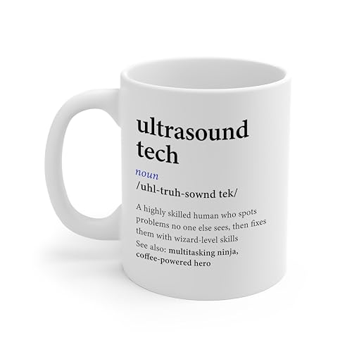 DesiDD Ultrasound Tech Definition Funny Gifts | Ceramic Coffee Mug | 11 OZ