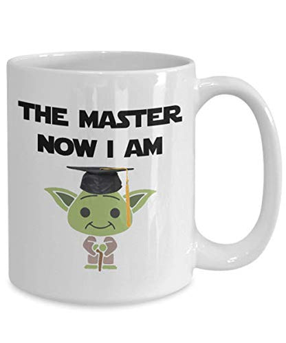 Suchmugs Masters Degree The Master Now I Funny | Ceramic Coffee Mug | 11 OZ