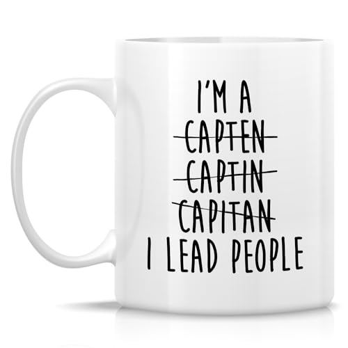 Funny Best Captain Promotion Promoted Humor | Ceramic Coffee Mug | 11 OZ