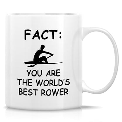 Funny for Rower Rowing Enthusiasts Sarcastic | Ceramic Coffee Mug | 11 OZ