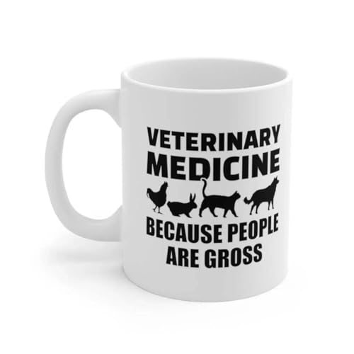 Personalized Veterinary Medicine Because | Customised Coffee Mug | 11 OZ