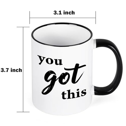 YHRJWN You Got This Gifts for Women Men | Ceramic Coffee Mug | 11 OZ