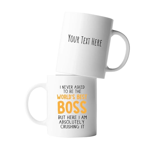 Personalized I Never Asked To Be The World | Customised Coffee Mug | 11 OZ