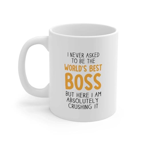 Personalized I Never Asked To Be The World | Customised Coffee Mug | 11 OZ