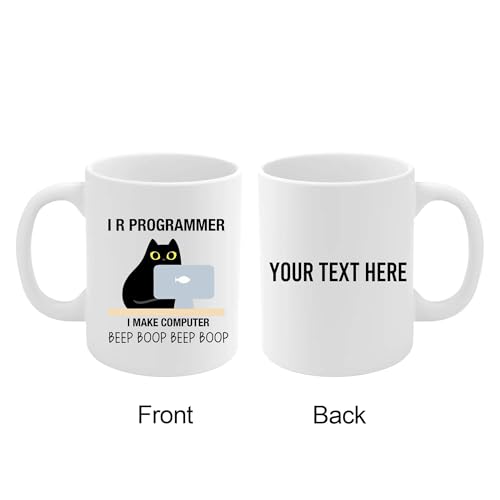 Personalized I R Programmer Make Computer | Customised Coffee Mug | 11 OZ