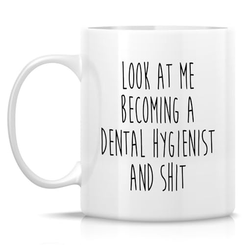 Funny Dental Hygienist or Humorous Gift for | Ceramic Coffee Mug | 11 OZ