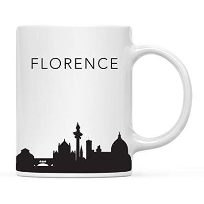 Tourist Travel Souvenir Gift Florence Italy | Ceramic Coffee Mug | 11 OZ