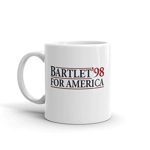 West Wing Bartlet for America 1998 Makes Funny | Ceramic Coffee Mug | 11 OZ