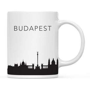 Tourist Travel Souvenir Gift Budapest Hungary | Ceramic Coffee Mug | 11 OZ