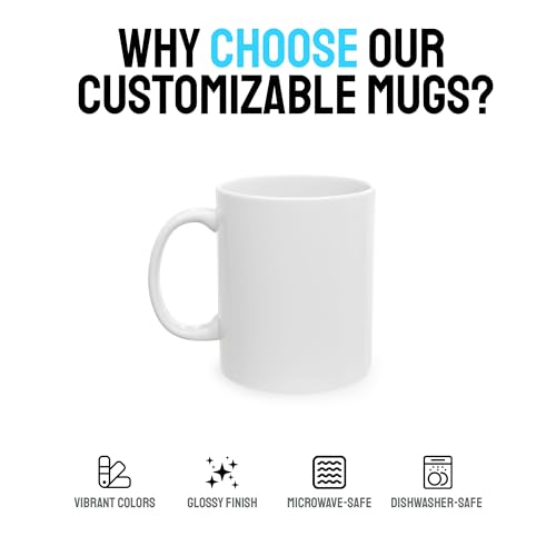 Personalized Custom Photo with Picture or | Customised Coffee Mug | 11 OZ