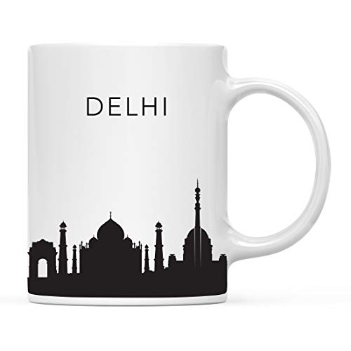 Tourist Travel Souvenir Gift Delhi India | Ceramic Coffee Mug | 11 OZ