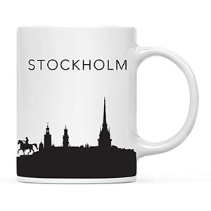 Tourist Travel Souvenir Gift Stockholm Sweden | Ceramic Coffee Mug | 11 OZ