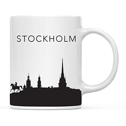 Tourist Travel Souvenir Gift Stockholm Sweden | Ceramic Coffee Mug | 11 OZ