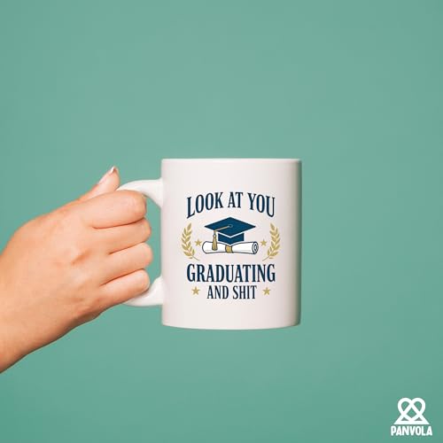 Look At You Graduating And Shit Graduation | Ceramic Coffee Mug | 11 OZ