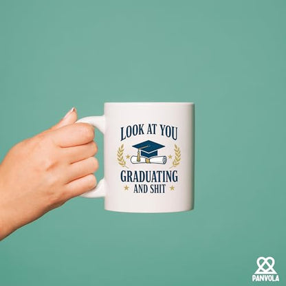 Look At You Graduating And Shit Graduation | Ceramic Coffee Mug | 11 OZ