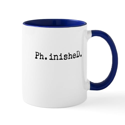 Typewriter Finished Phd Student | Ceramic Coffee Mug | 11 OZ