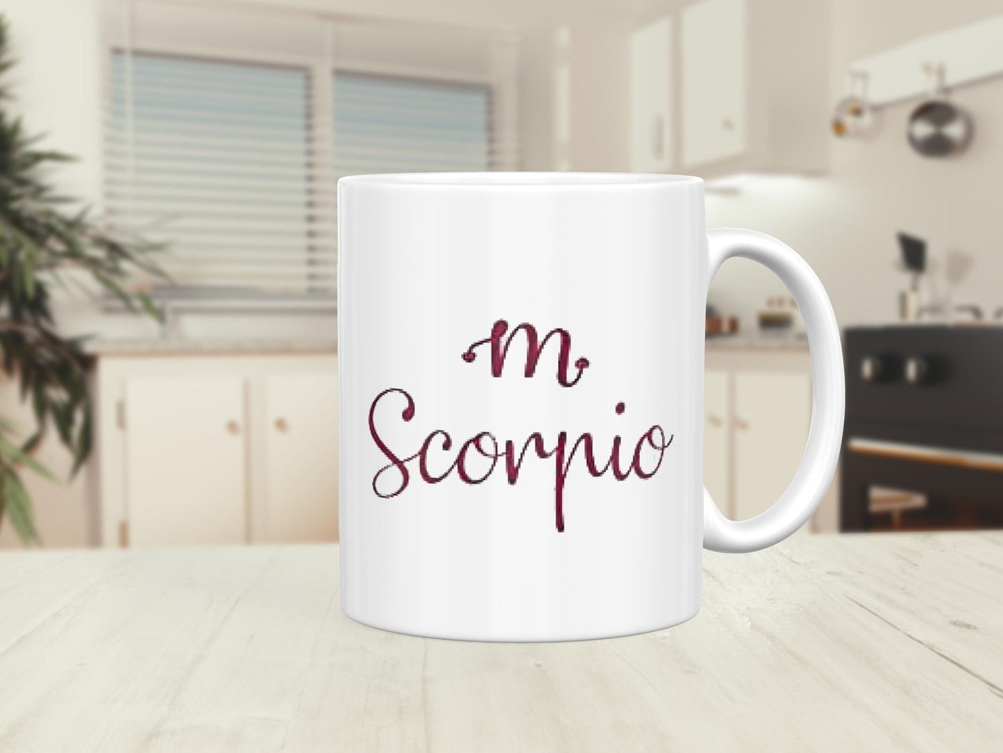 Scorpio Zodiac Mug: Elegant Coffee Tea Cup, UK Made