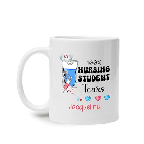 Personalized RN Nursing Student Tears New | Customised Coffee Mug | 11 OZ