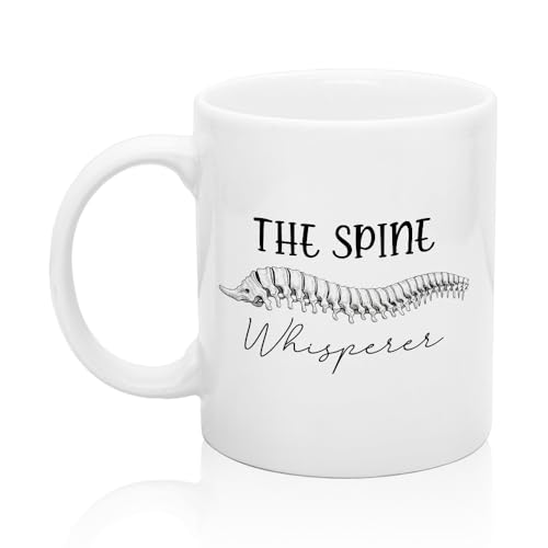XQLZY The Spine Whisperer Funny Chiropractor | Ceramic Coffee Mug | 11 OZ