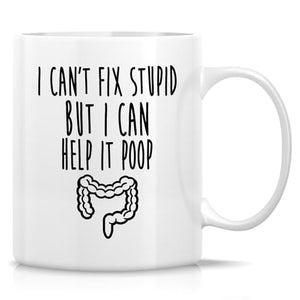 Funny Gastroenterologist or Intestines I Can | Ceramic Coffee Mug | 11 OZ