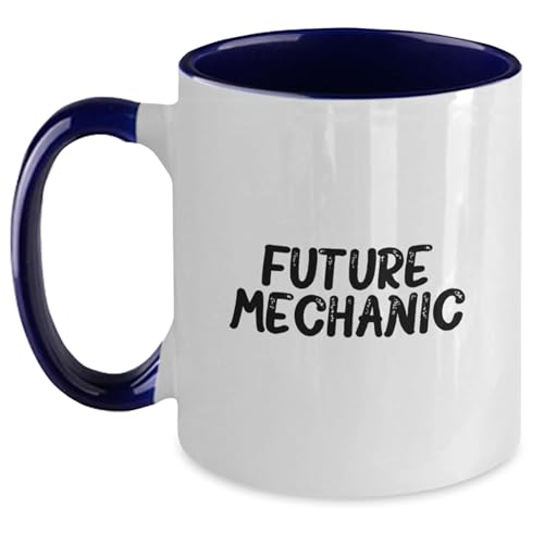 Funny Future Mechanic Gifts from Friends to | Ceramic Coffee Mug | 11 OZ