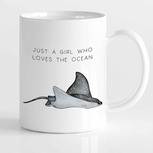 Marine Biology Graduation Manta Ray Stingray | Ceramic Coffee Mug | 11 OZ