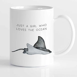 Marine Biology Graduation Manta Ray Stingray | Ceramic Coffee Mug | 11 OZ
