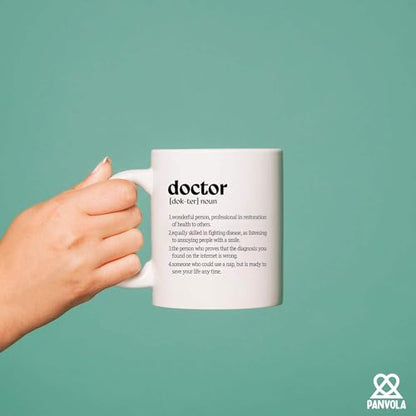 Doctor Definition Gifts Dr Mom Dad Husband | Ceramic Coffee Mug | 11 OZ