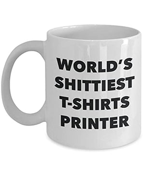 T-shirts Printer World s Shittiest Gifts | Ceramic Coffee Mug | 11 OZ