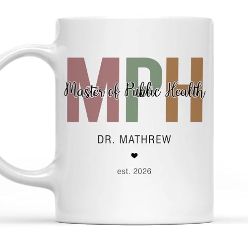 Personalized Master of Public Health MPH | Customised Coffee Mug | 11 OZ