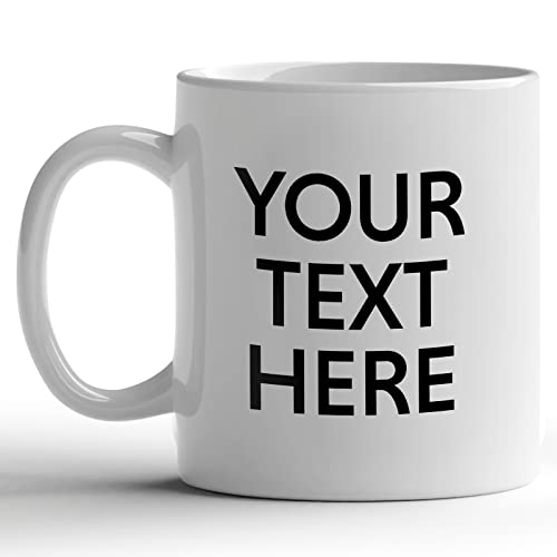 GotPrint Custom with Text Personalize | Customised Coffee Mug | 11 OZ