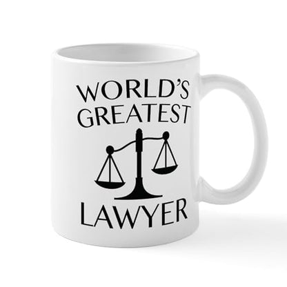 World s Greatest Lawyer | Ceramic Coffee Mug | 11 OZ