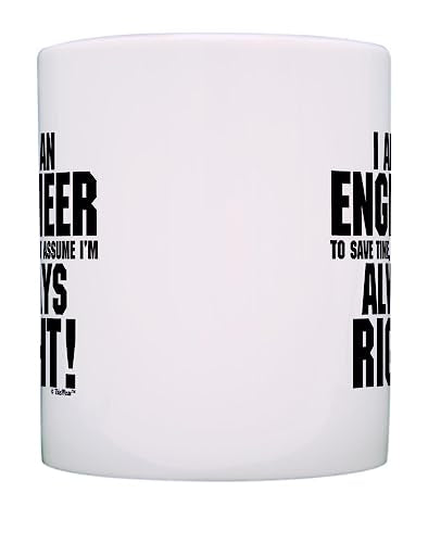 ThisWear Engineer Gift I m Save Time Assume | Ceramic Coffee Mug | 11 OZ
