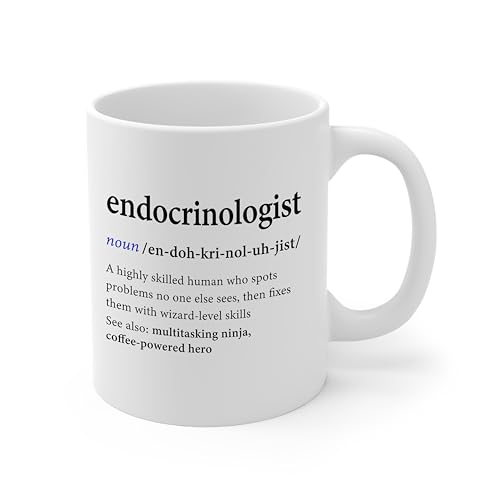 DesiDD Endocrinologist Definition Funny Gifts | Ceramic Coffee Mug | 11 OZ