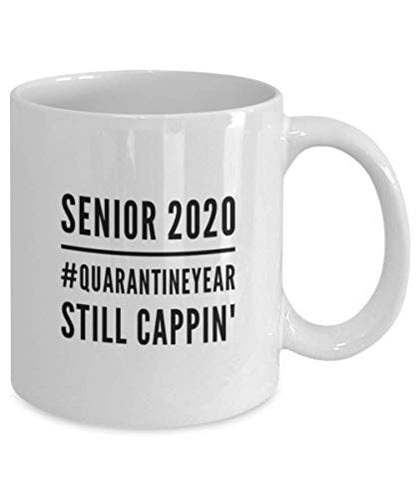 Funny Quarantine Graduation Senior 2020 Year | Ceramic Coffee Mug | 11 OZ