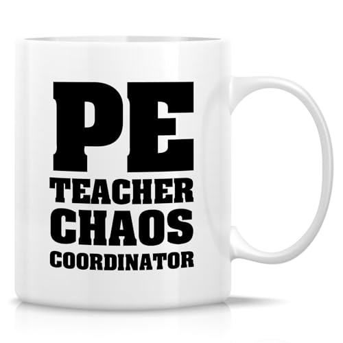Funny PE Teacher Chaos Coordinator Or | Ceramic Coffee Mug | 11 OZ