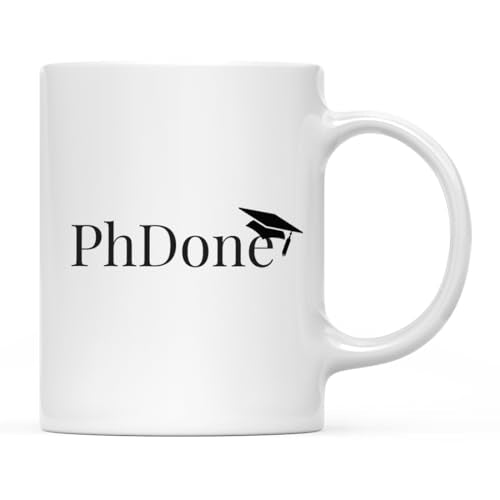 Graduation Gift PhDone 1-Pack Includes Box for | Ceramic Coffee Mug | 11 OZ