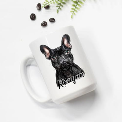 French Bulldog Gift For Birthday Christmas | Customised Coffee Mug | 11 OZ