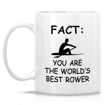 Funny for Rower Rowing Enthusiasts Sarcastic | Ceramic Coffee Mug | 11 OZ