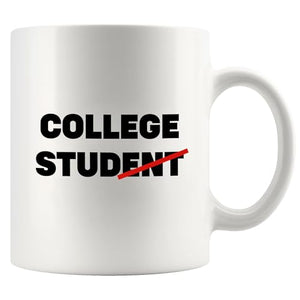 College Stud Student Funny Male Gifts for Guys | Ceramic Coffee Mug | 11 OZ