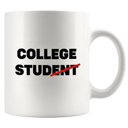 College Stud Student Funny Male Gifts for Guys | Ceramic Coffee Mug | 11 OZ