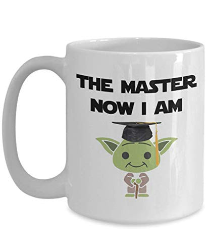 Suchmugs Masters Degree The Master Now I Funny | Ceramic Coffee Mug | 11 OZ
