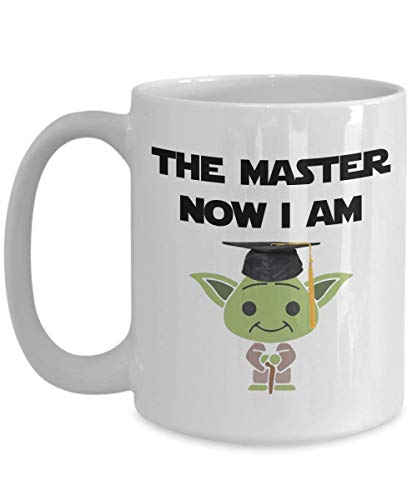 Suchmugs Masters Degree The Master Now I Funny | Ceramic Coffee Mug | 11 OZ