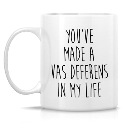 Funny Urologist Vas Deferens Pun Humorous | Ceramic Coffee Mug | 11 OZ