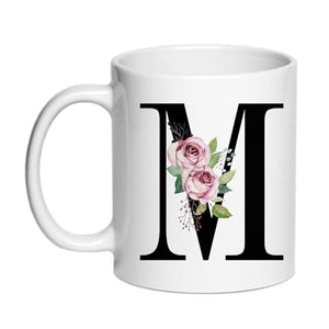 Personalized M Gifts Monogrammed Gift for | Customised Coffee Mug | 11 OZ