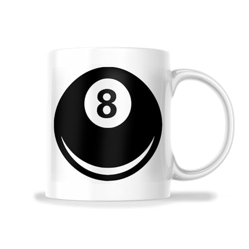 8 Ball Eight Billiards Pool Unique Gift Idea | Ceramic Coffee Mug | 11 OZ