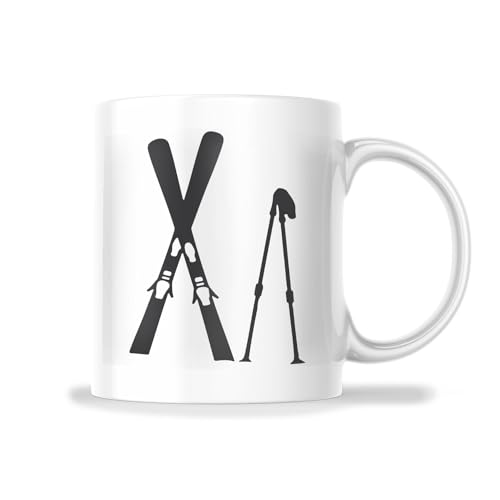 Skier Ski Lover Mountains are Calling and | Ceramic Coffee Mug | 11 OZ