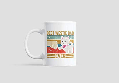 Best Westie Dad for Your Husband or Brother | Ceramic Coffee Mug | 11 OZ