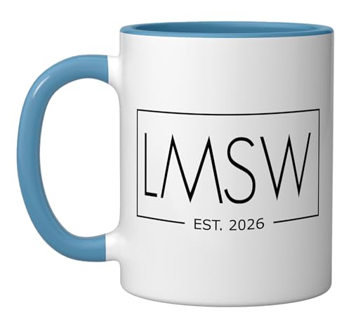 LMSW Est 2026 Licensed Master Social Worker | Ceramic Coffee Mug | 11 OZ